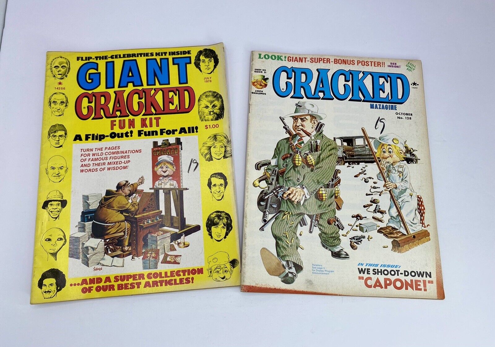 Cracked Magazines #128 1975  July 1978 Lot