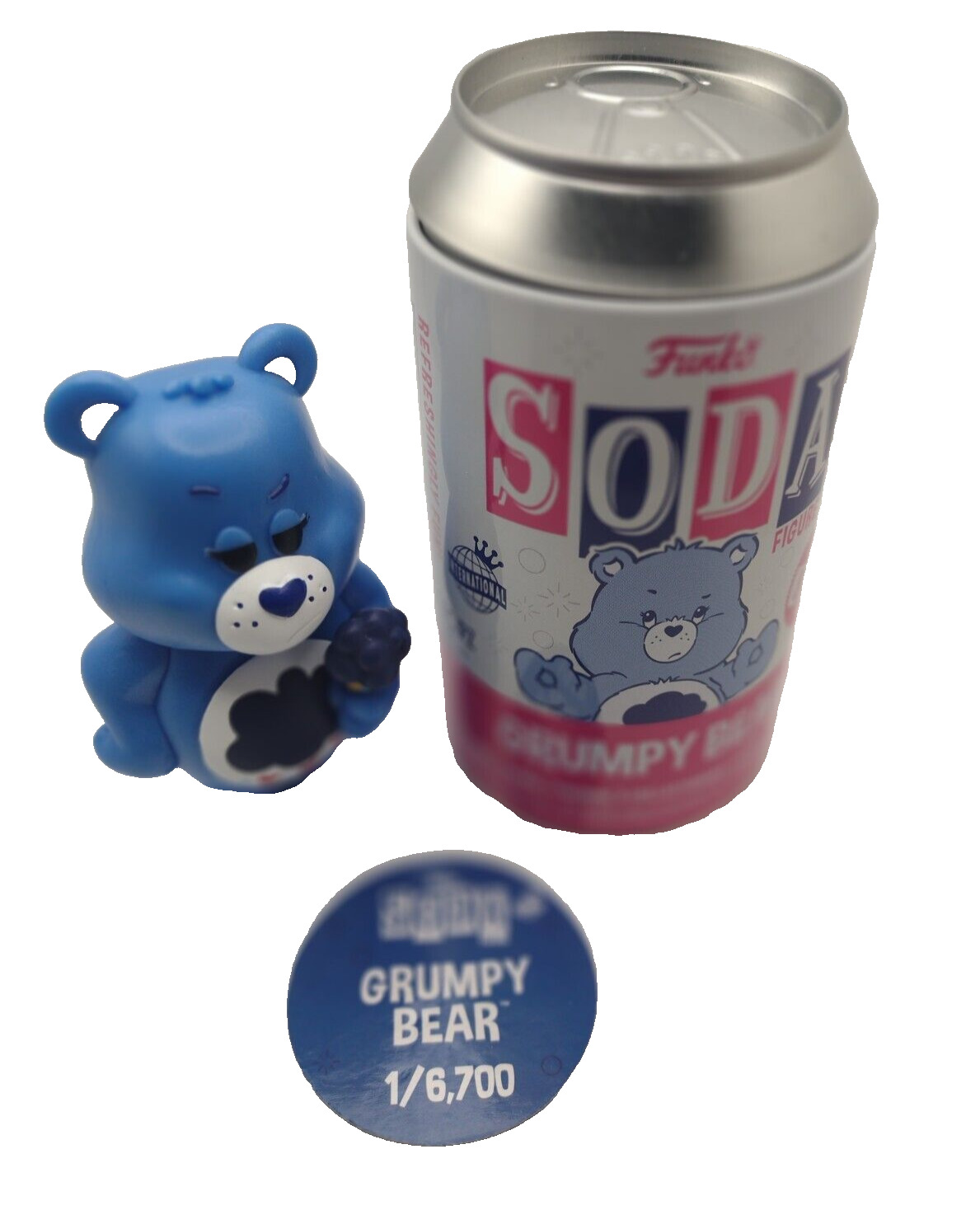 Funko Soda Vinyl Grumpy Care Bear 1/6250 Chance Common  - 2022