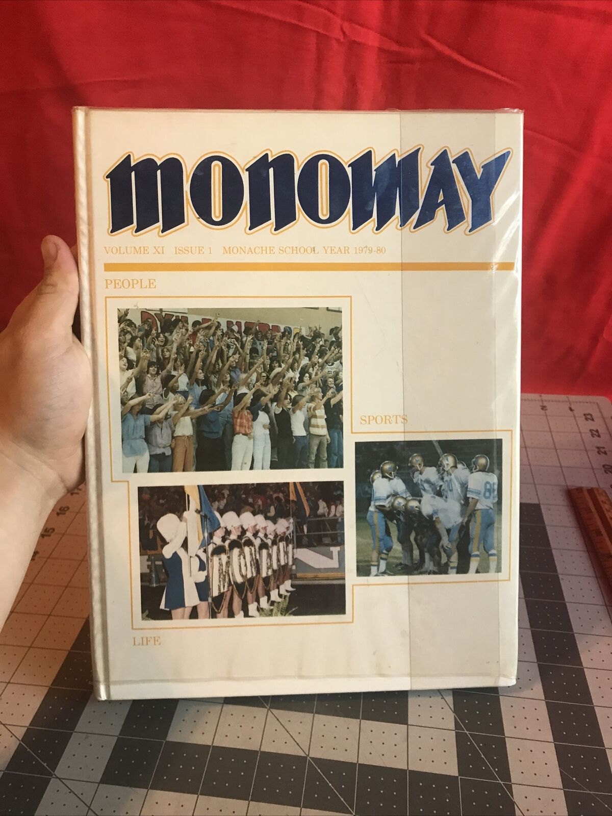 Vintage 1980 Monache High School Porterville California Yearbook Very Rare Item