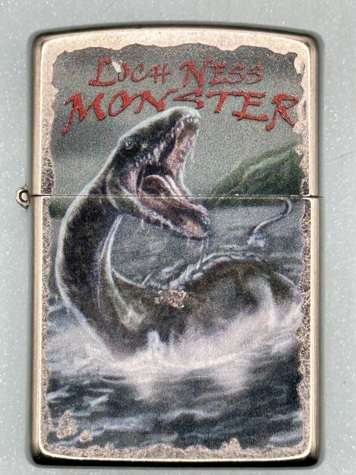 2019 Loch Ness Monster Chrome Zippo Lighter NEW