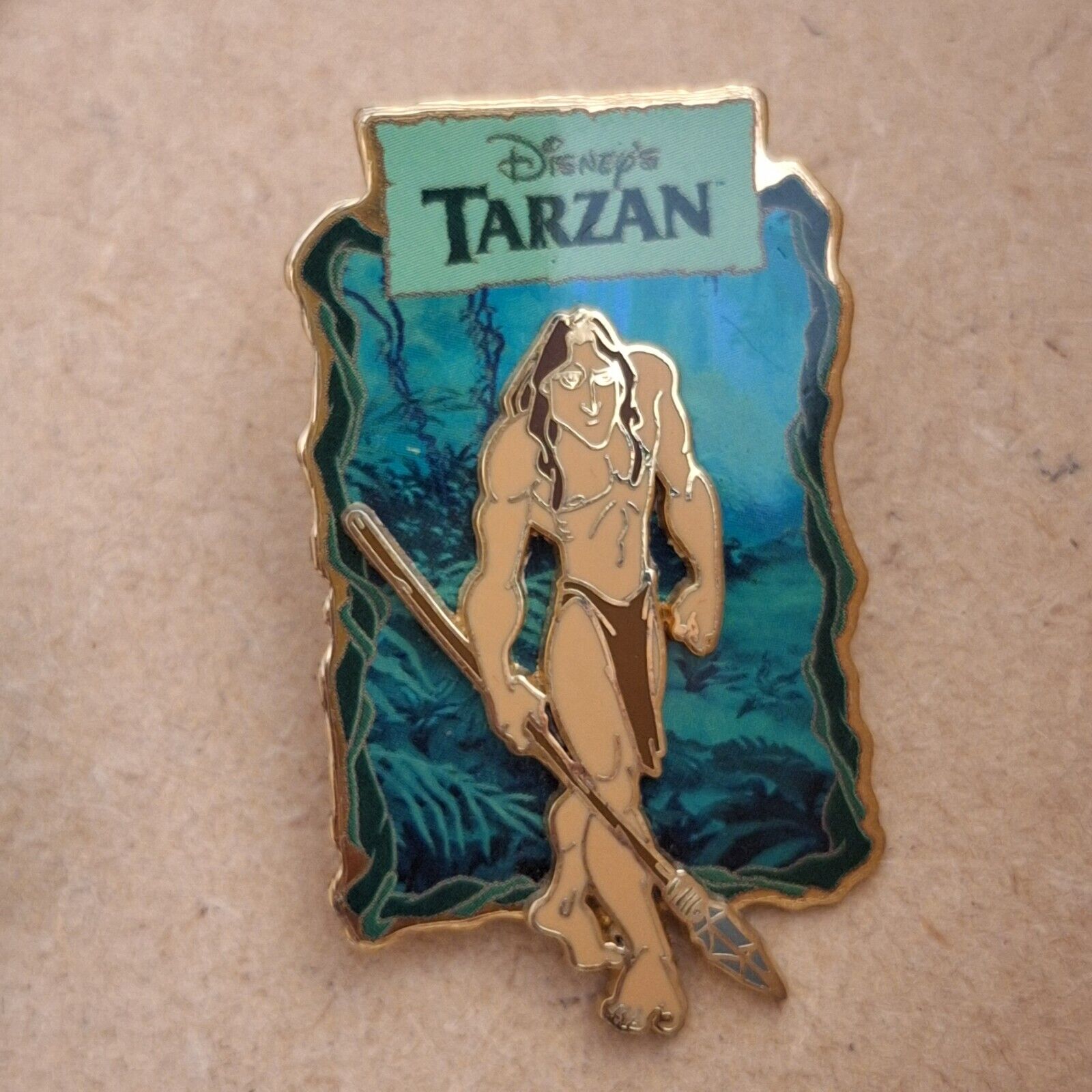 Tarzan Disneyland Pin Badge Vintage Collectible