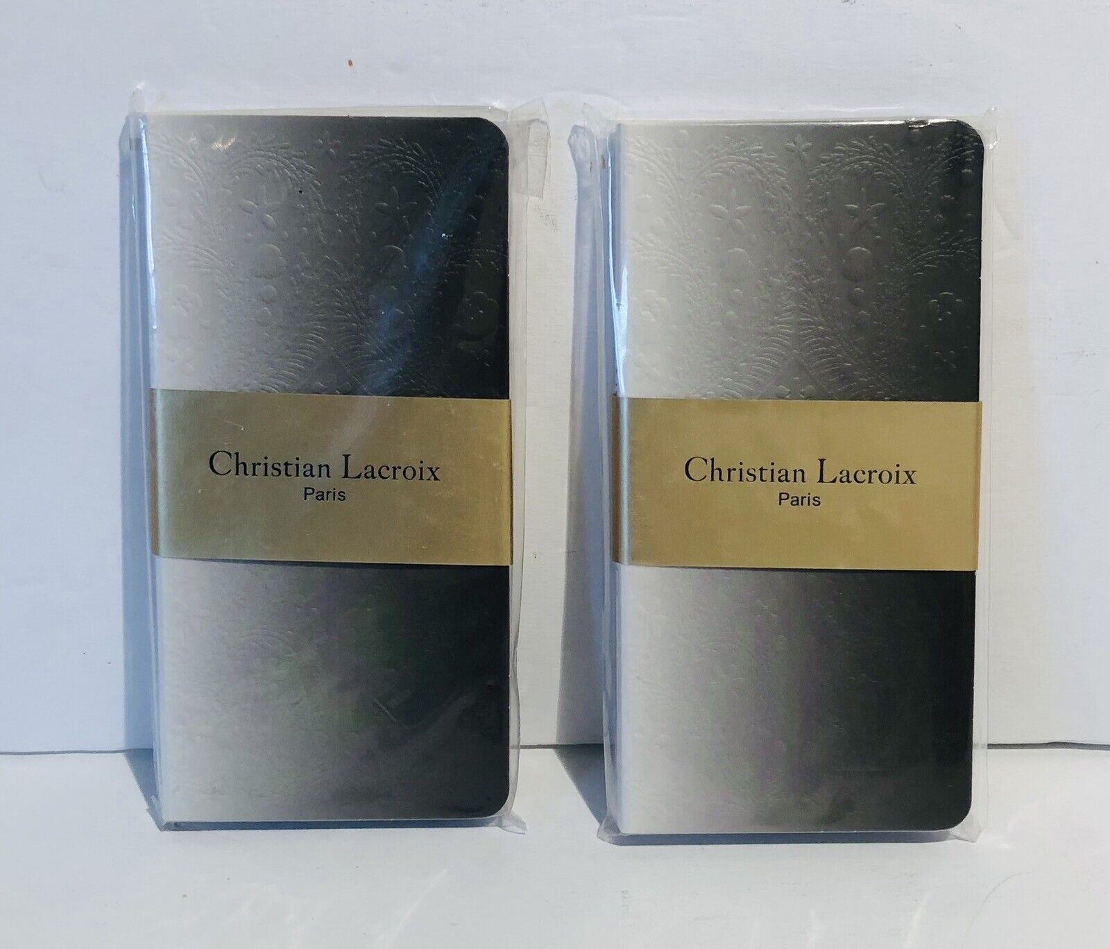 2 Christian Lacroix Ombre Sticky Notes 4 colors Pink Blue Yellow Black Galison
