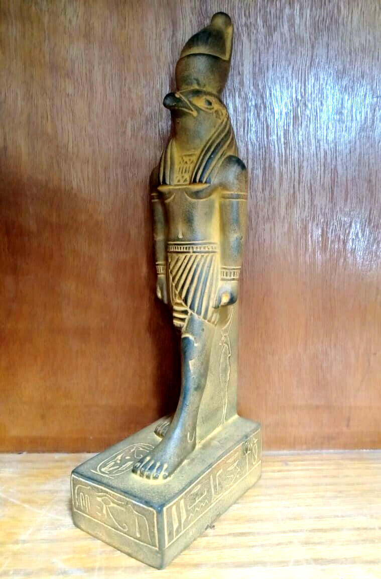 Ancient Egyptian Antiquities Statue of God Horus Falcon Bird Egypt History BC