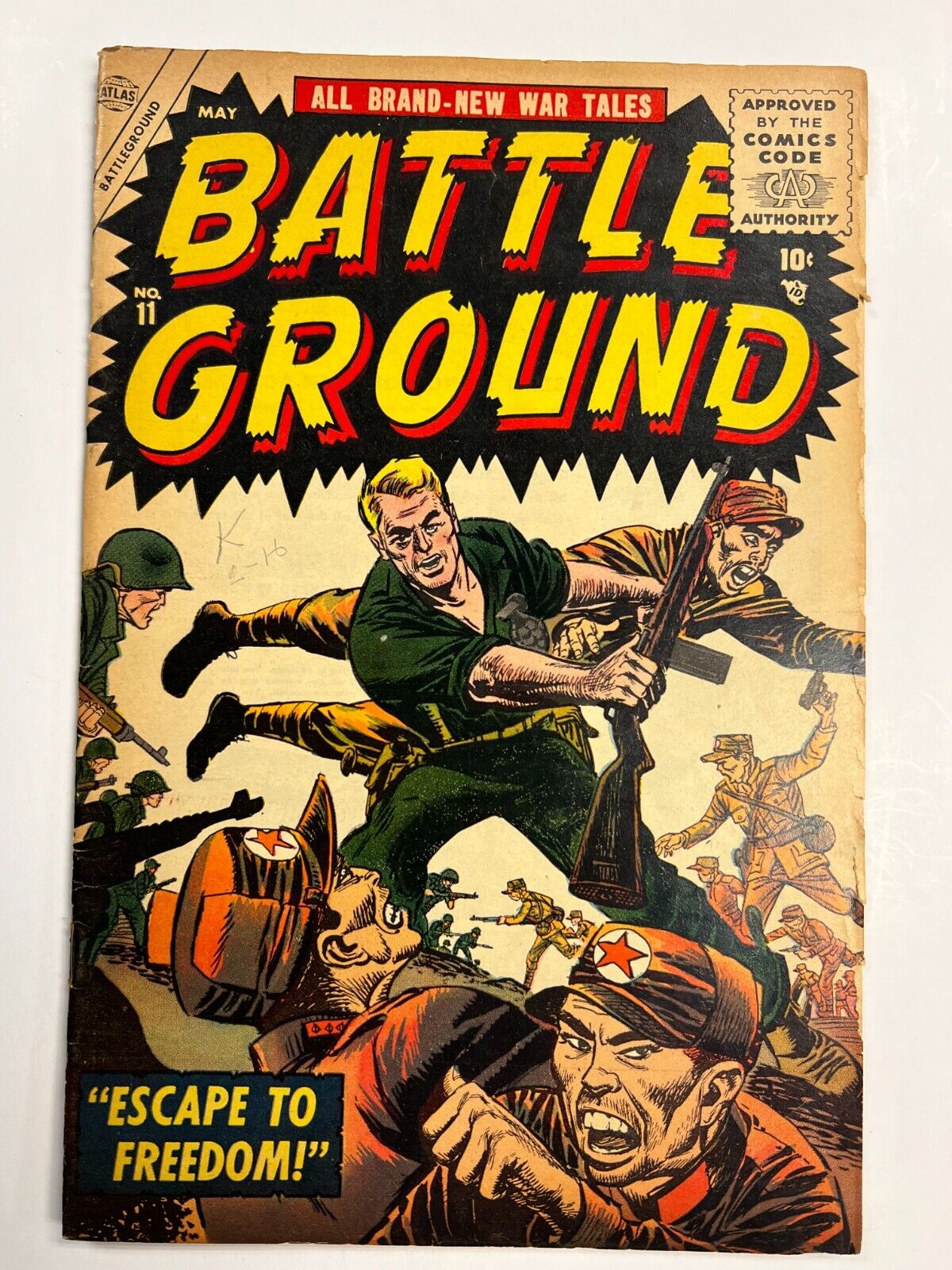 Battle Ground #11 Atlas Comics 1956 VG-