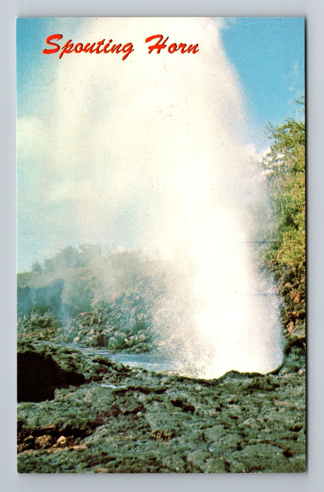 Kauai HI-Hawaii, Spouting Horn, Koloa, Vintage Postcard