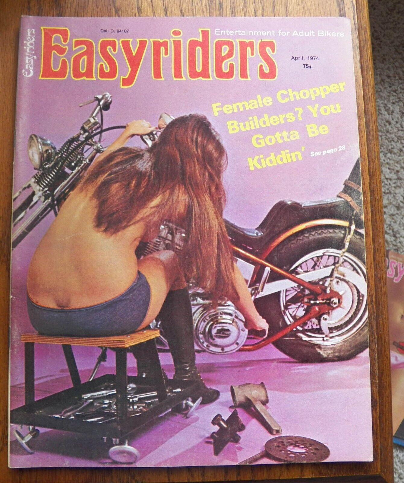 1974 April Easy Riders Magazine Volume 4 Number 20 Very Nice Condition