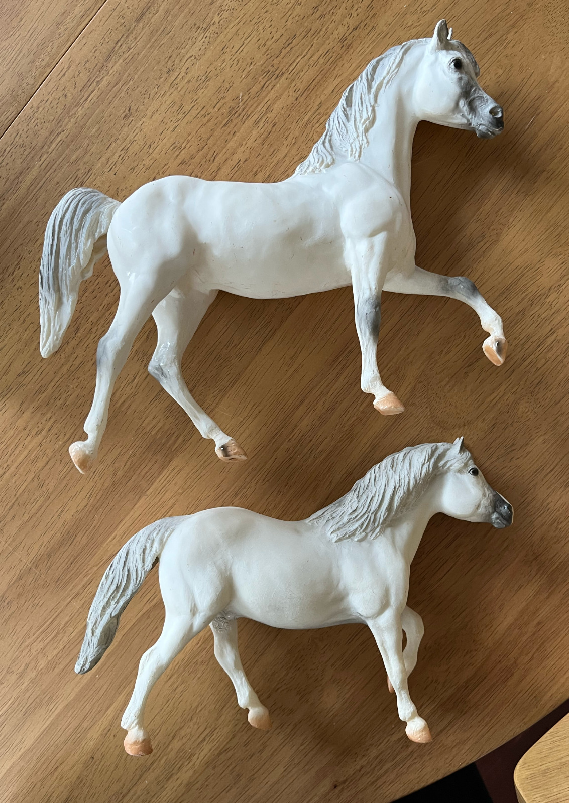 Breyer Horse Duo White 1997 Snowball Christmas Pony, Equus Arabian Race Horse