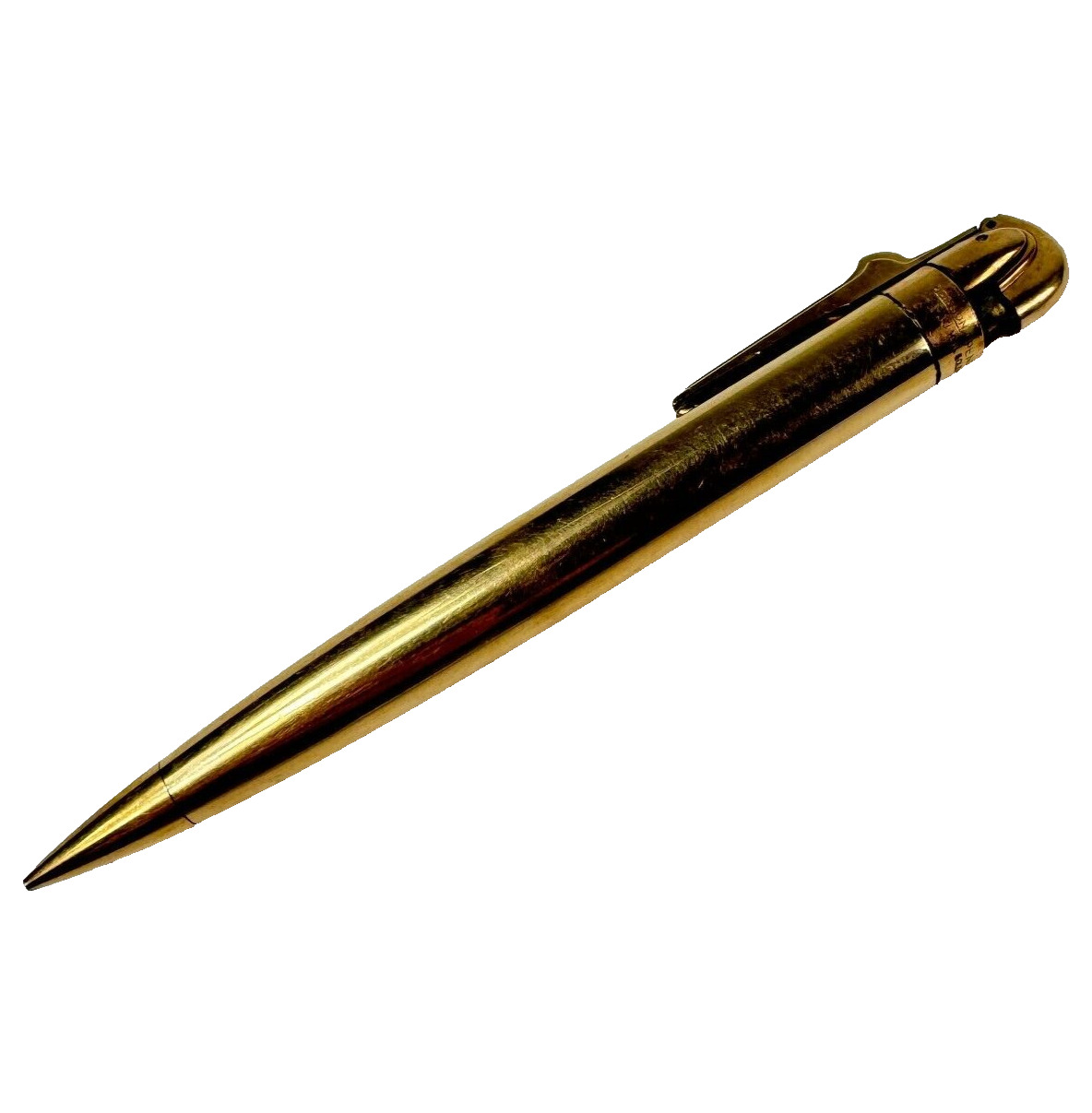 Vintage Ronson Pencilighter 1-20 14K Gold Filled Mechanical Pencil Lighter