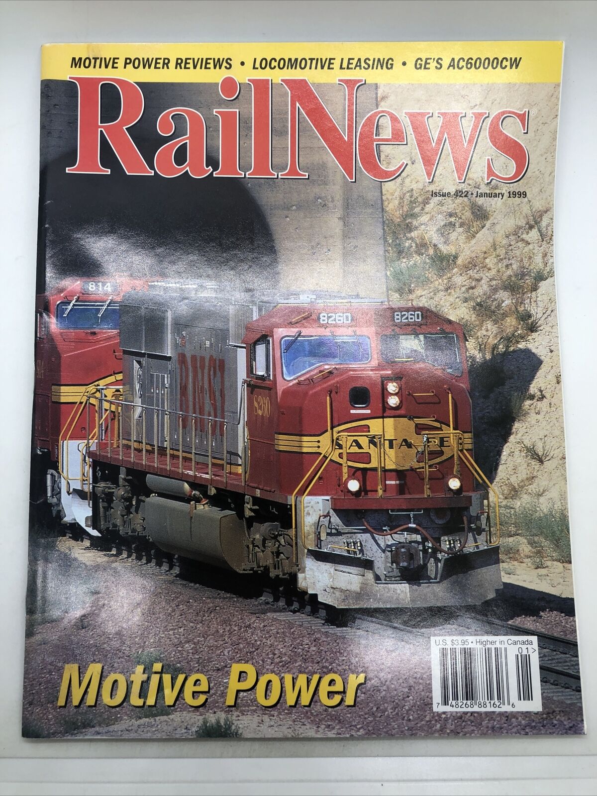 PACIFIC RAIL NEWS - Magazine JANUARY 1999 Back Issue