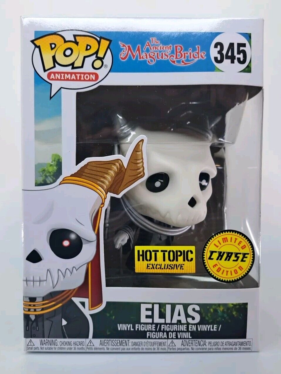 Funko Pop CHASE Elias The Ancient Magus\' Bride Hot Topic Exc. Crunchyroll 345