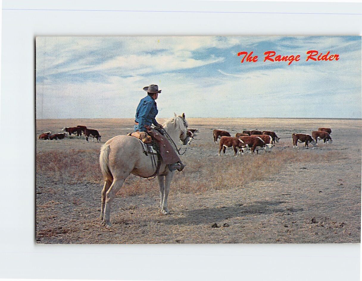 Postcard The Range Rider, Kansas
