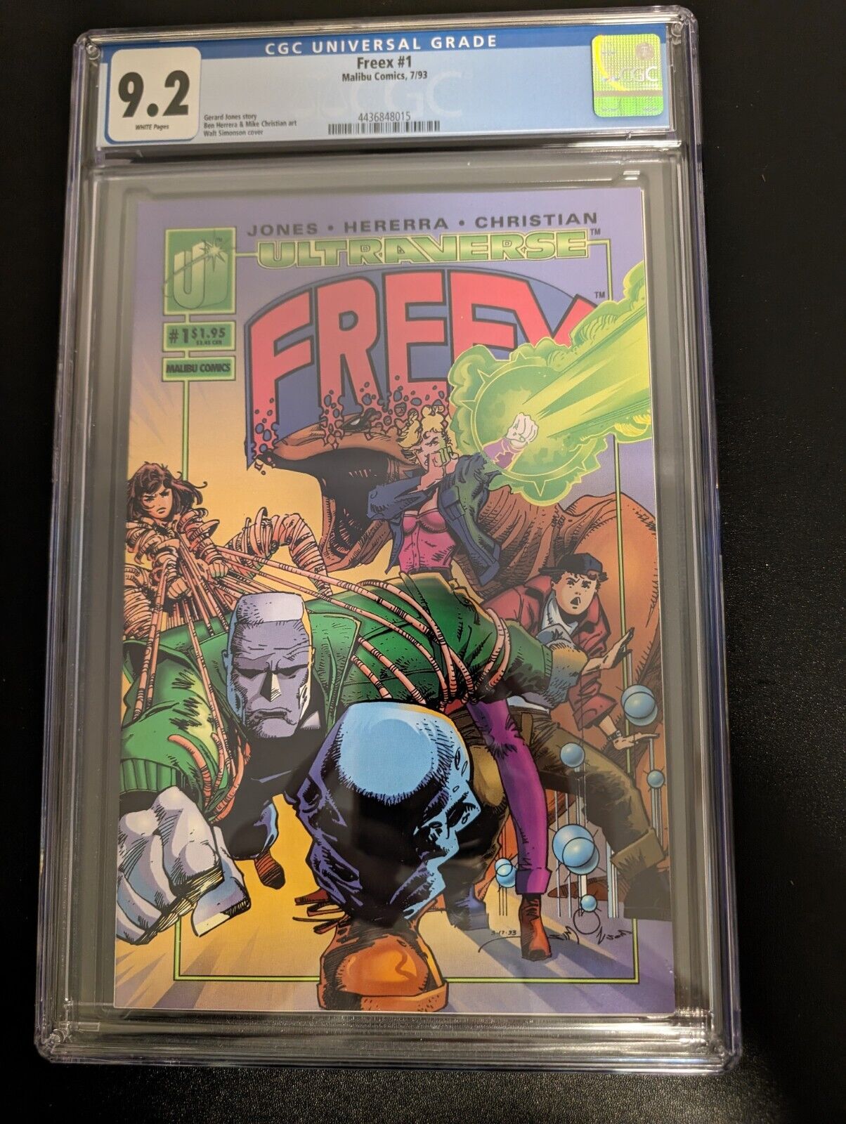 Freex  #1, Simonson Cover, CGC 9.2 Near Mint-
