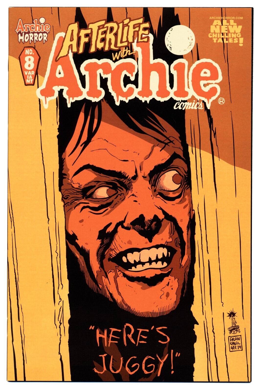 AFTERLIFE WITH ARCHIE #8 NM, Cover B, Archie Comics 2015 Stock Image