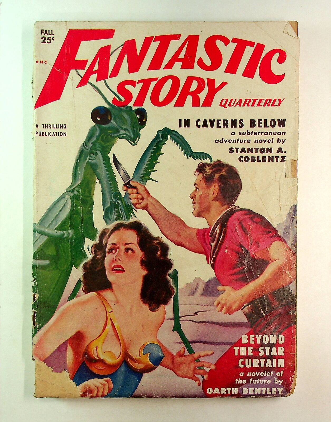 Fantastic Story Magazine Pulp Sep 1950 Vol. 1 #3 FR/GD 1.5 Low Grade