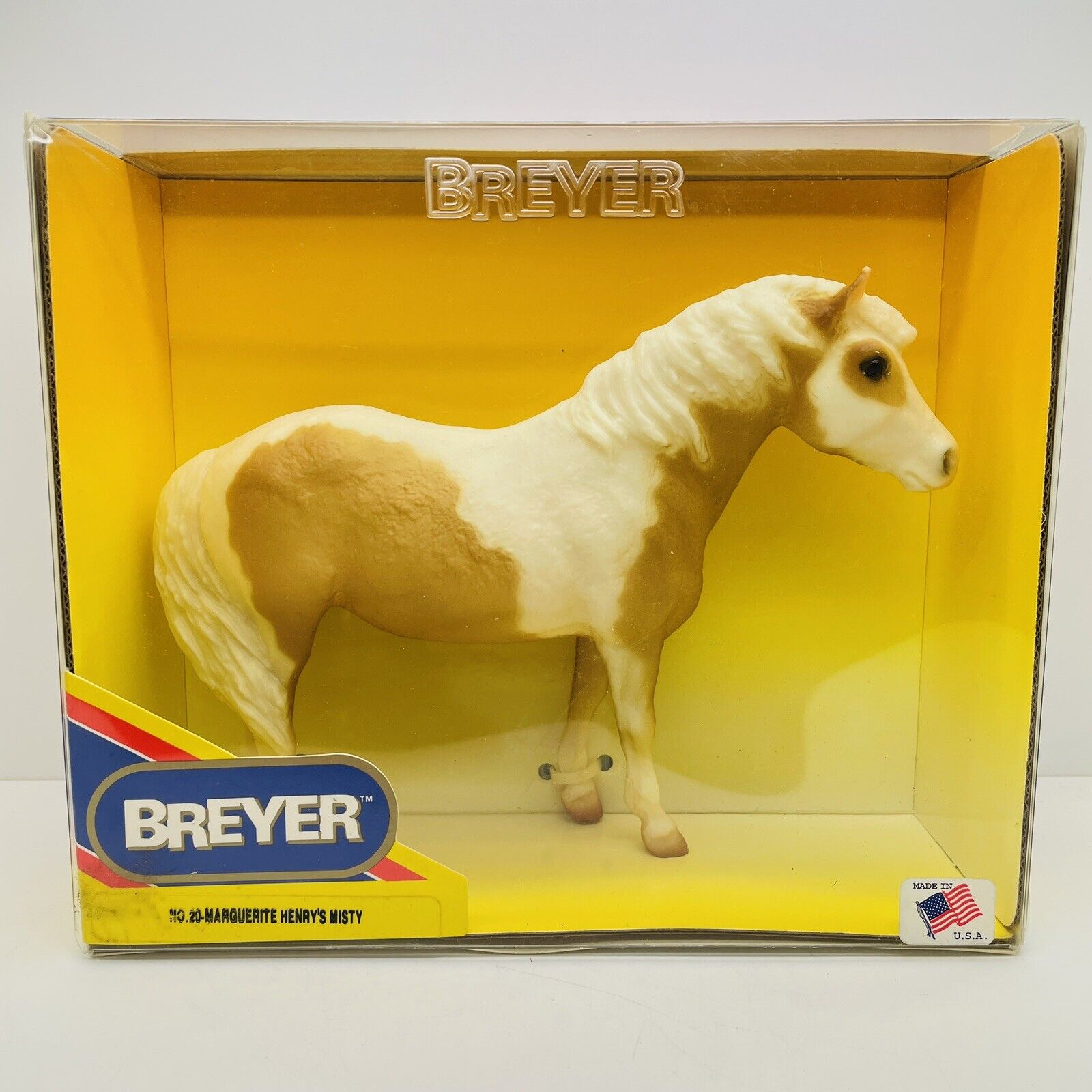 Breyer Vintage Horse No. 20 Marguerite Henry\'s Misty White and Tan NIB USA Made