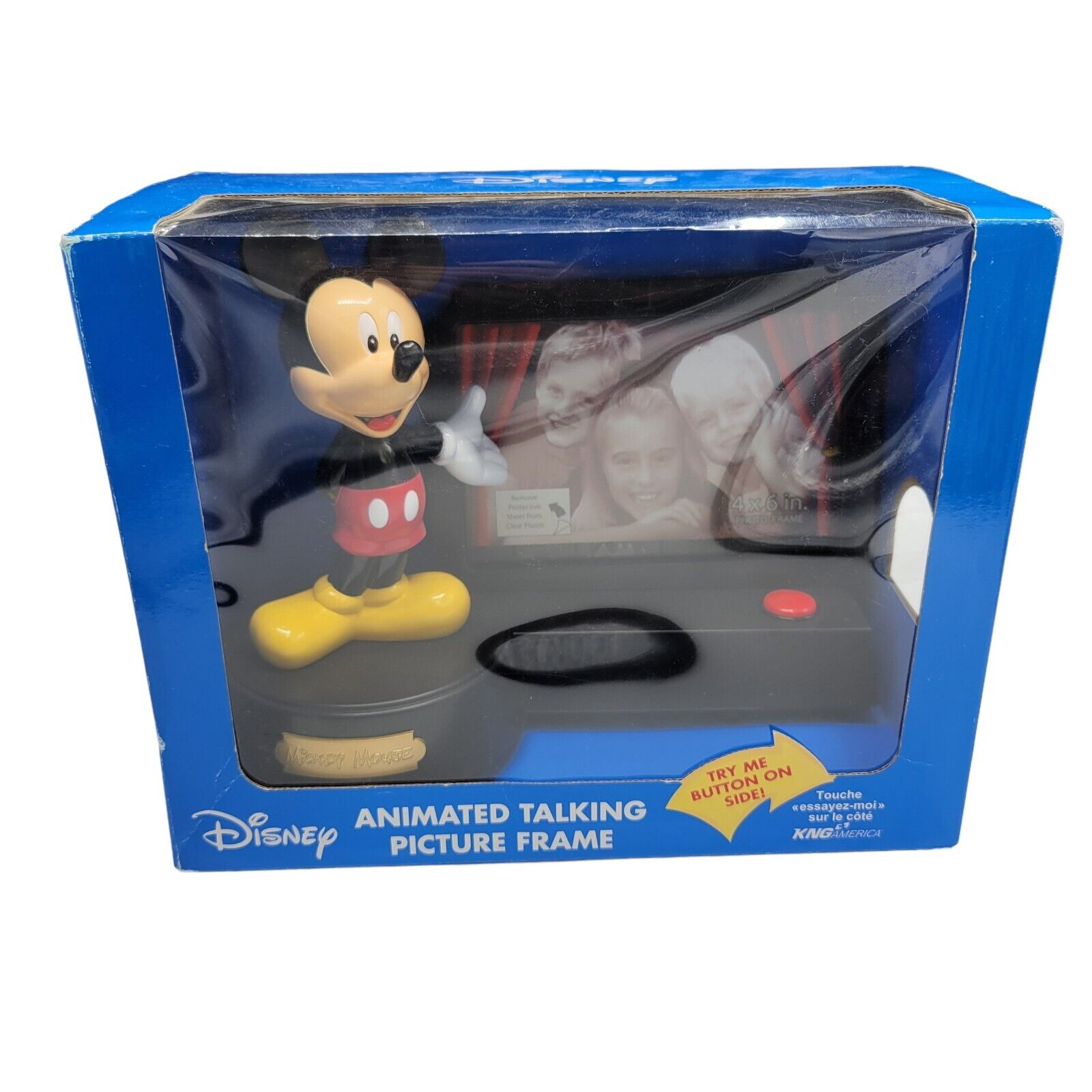 Disney Mickey Mouse New in Box Animated Talking Picture Frame