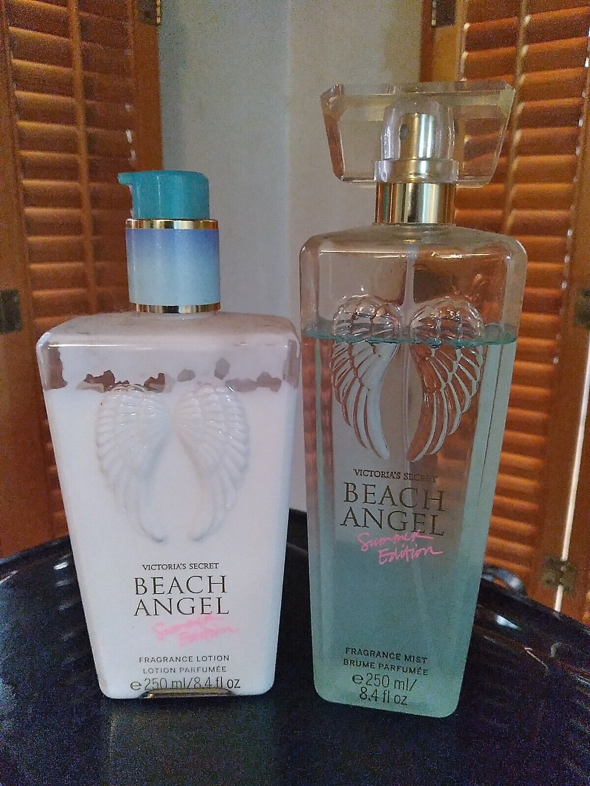 VS BEACH ANGEL SUMMER EDITION FRAGRANCE MIST AND LOTION 85% remains