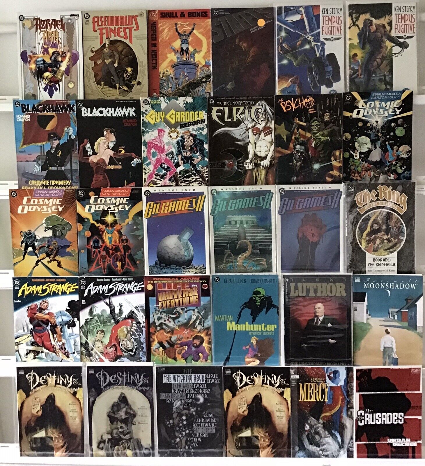 DC Graphic Novels Lot Of 30 , Includes Blackhawk, Cosmic Odyssey And More