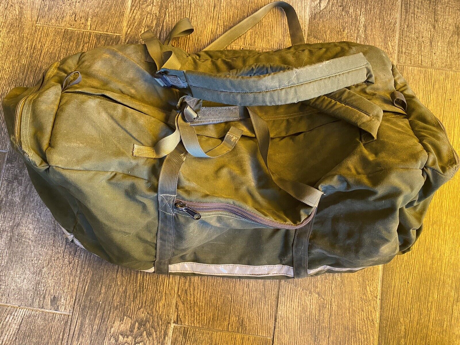 Old Vintage Israel Police Bag Kit Bag IDF