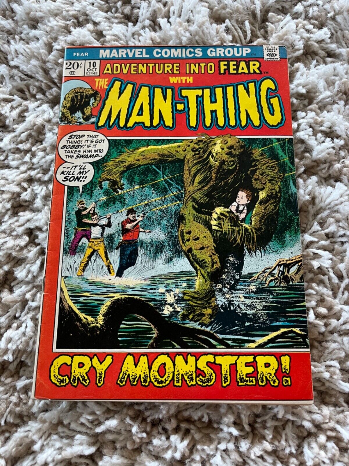 Fear #10 FN 6.0 Marvel Comics 1972 MAN-THING