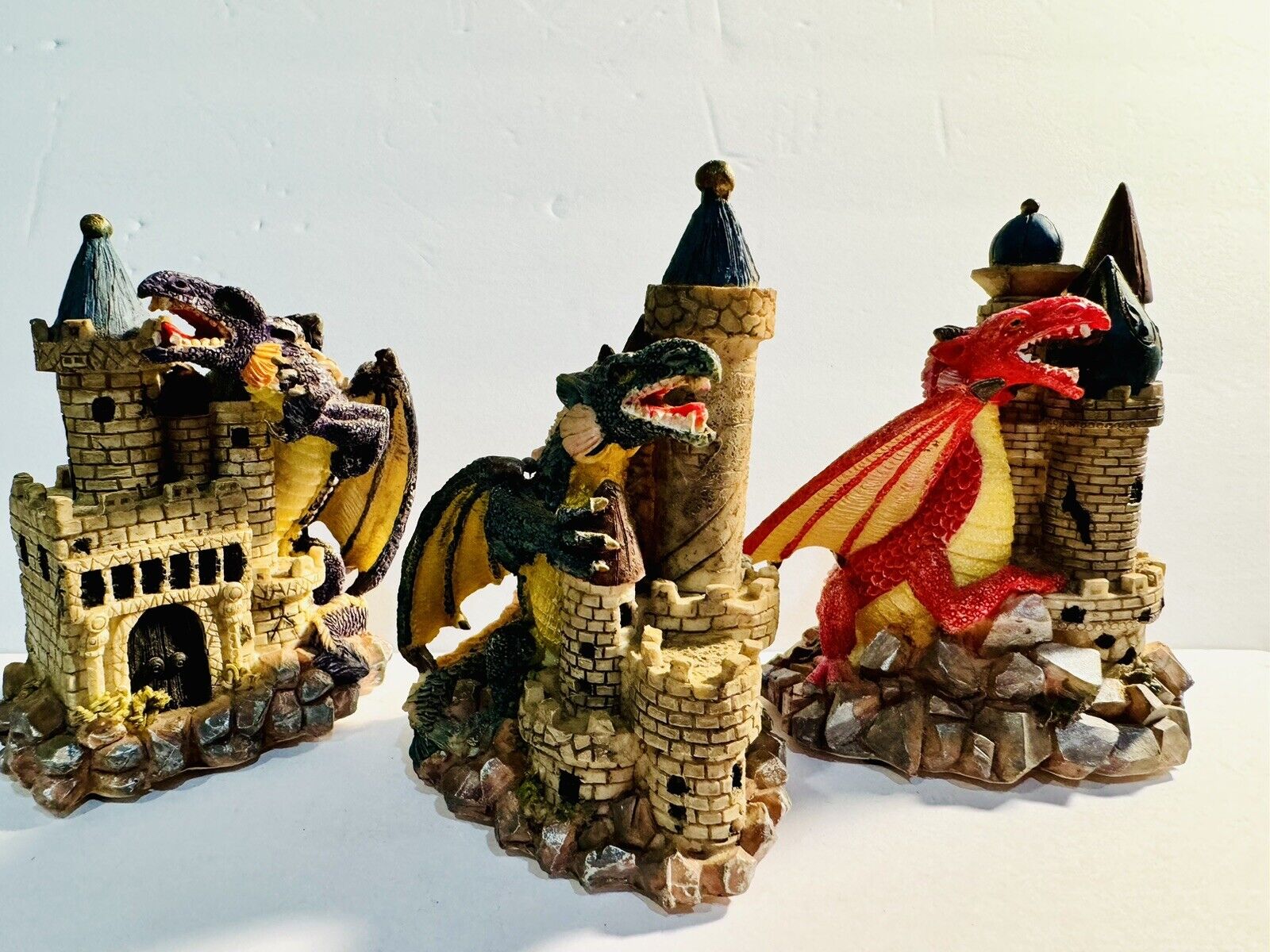 VTG LOT OF 3 K's Collection Mystic & Magic, Dragon and Castles EUC