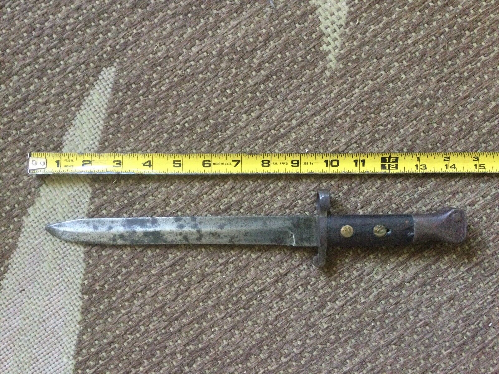 Vintage Antique Bayonet Converted To Combat Fighting Knife 