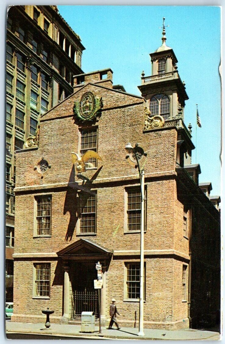 Postcard - The Old State House - Boston, Massachusetts