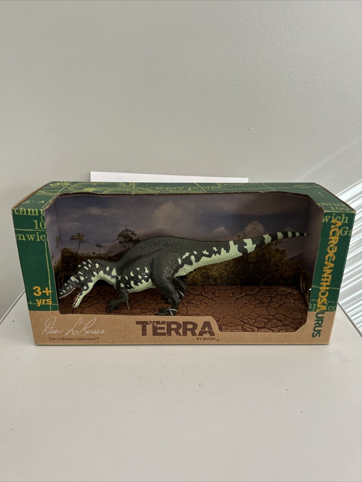 Dan LoRusso Collection Terra Battat Acrocanthosaurus High Spined Lizard Figure