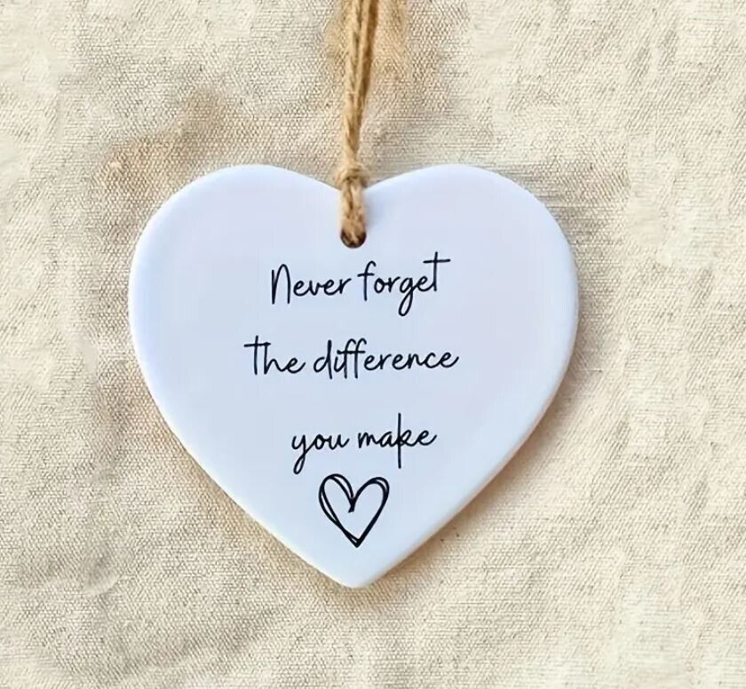 1pc, Thank You Gift, Never Forget The Difference You Make, Thank You Gift