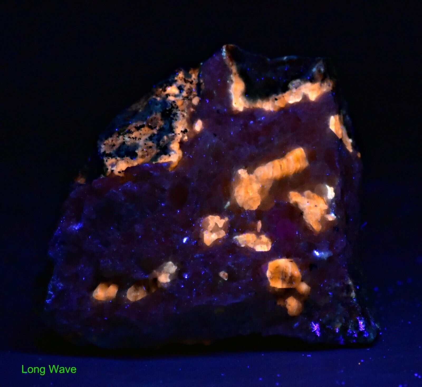 622g Rare Fluorescent Well Terminated Afghanite Crystal Specimen @ Badakhshan Af