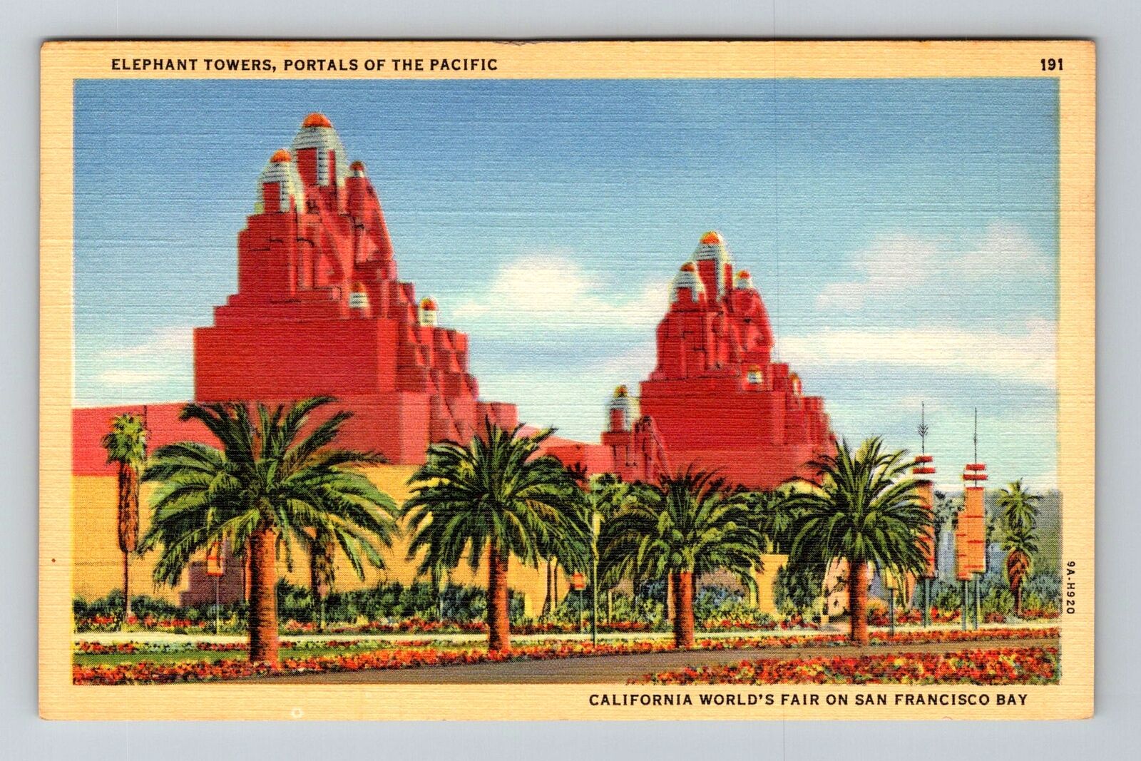 San Francisco CA-California, CA Worlds Fair, Portals of Pacific Vintage Postcard