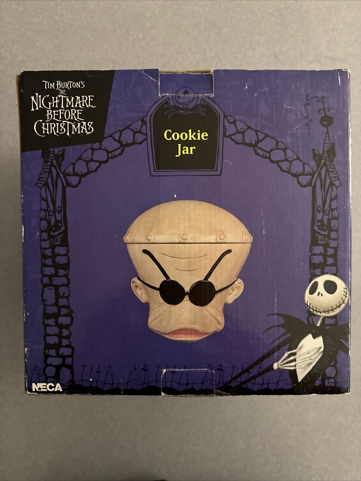 The Nightmare Before Christmas Dr. Finkelstein Cookie Jar 2003 NECA