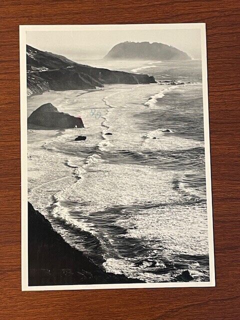 ANSEL ADAMS TYPED LETTER SIGNED, PACIFIC OCEAN, POINT SUR , HIS FAVORITE IMAGE
