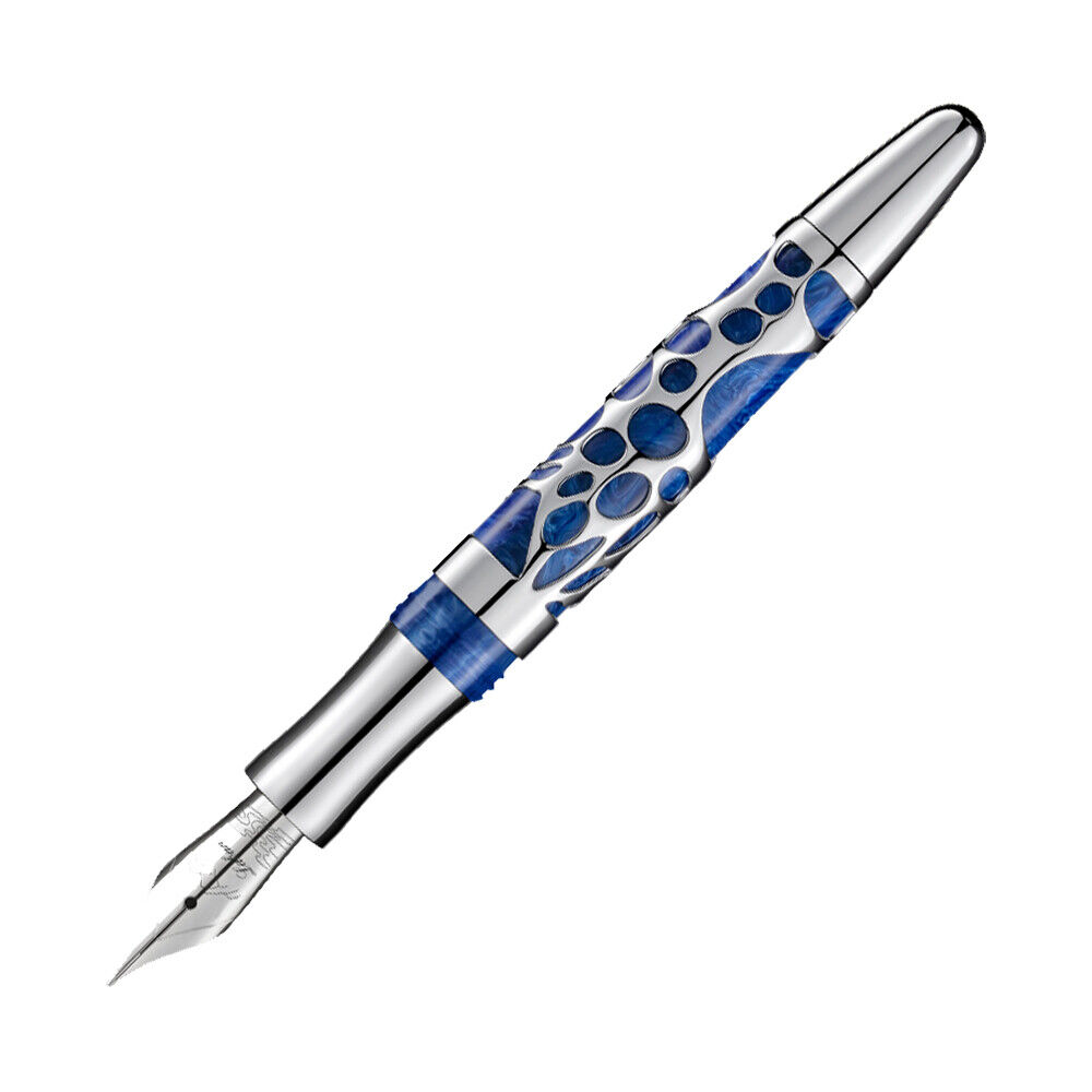 Laban Formosa Fountain Pen in Blue Wave - Fine Point - NEW in Box - LFM-F300-F
