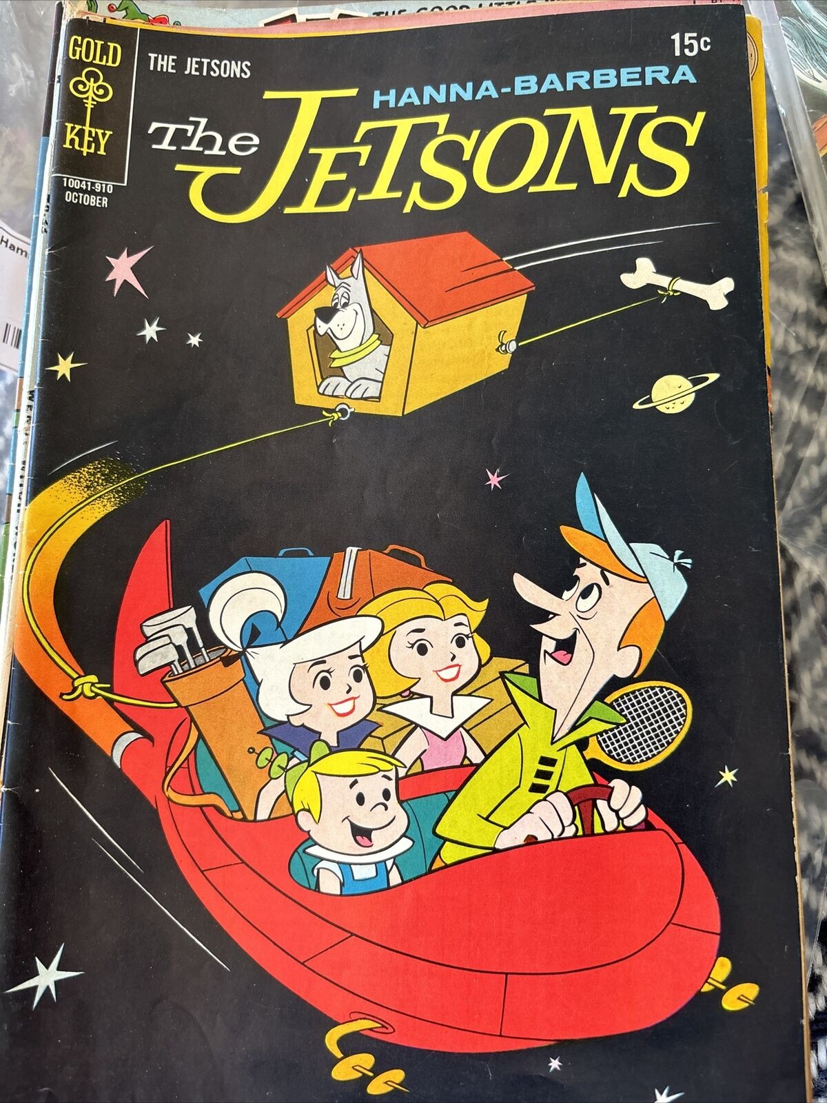 JETSONS COMICS #12, GOLDKEY, 1969, ALL BLACK COVER