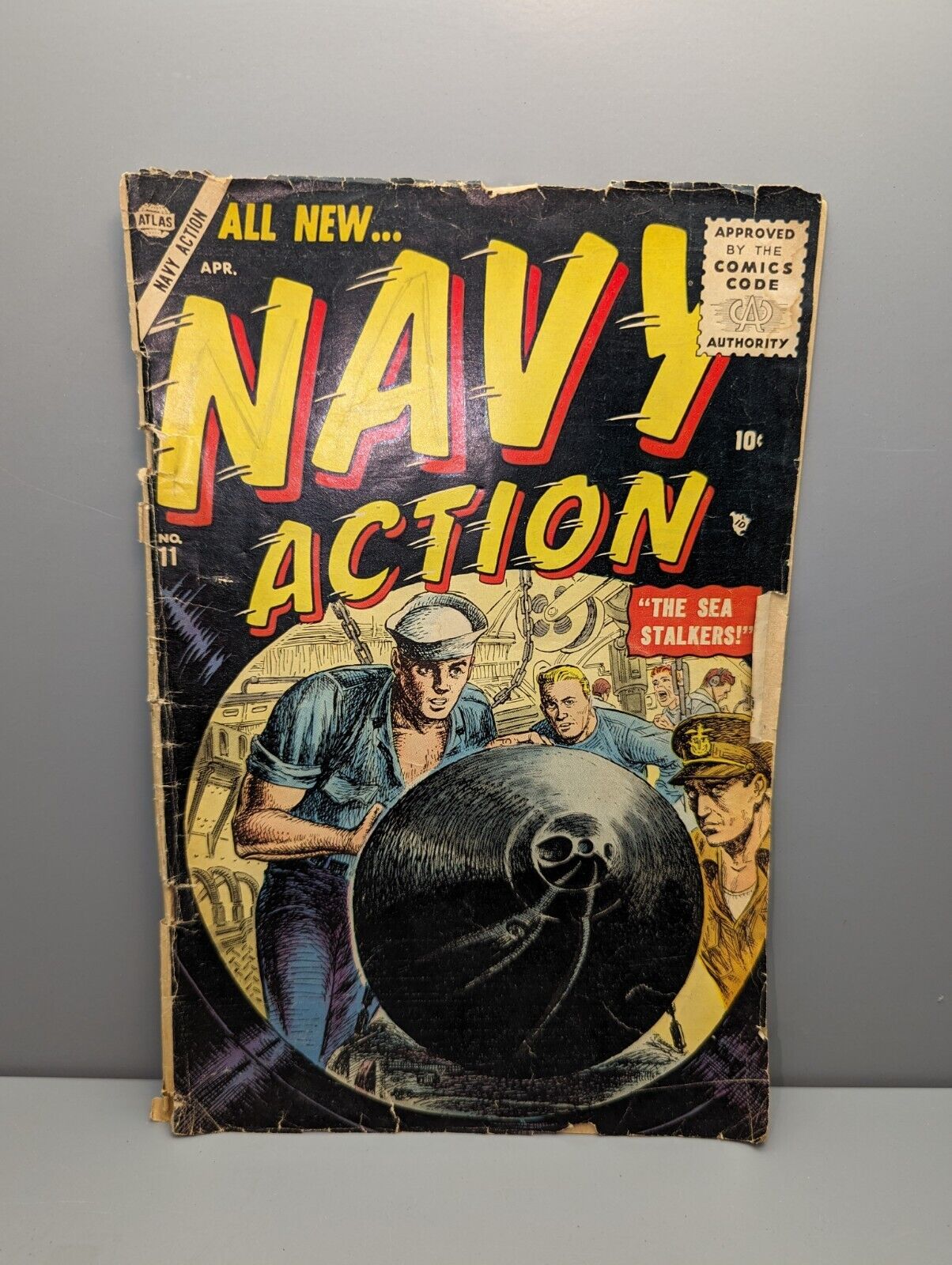 NAVY ACTION Vol. 1, No. 11,  April 1956