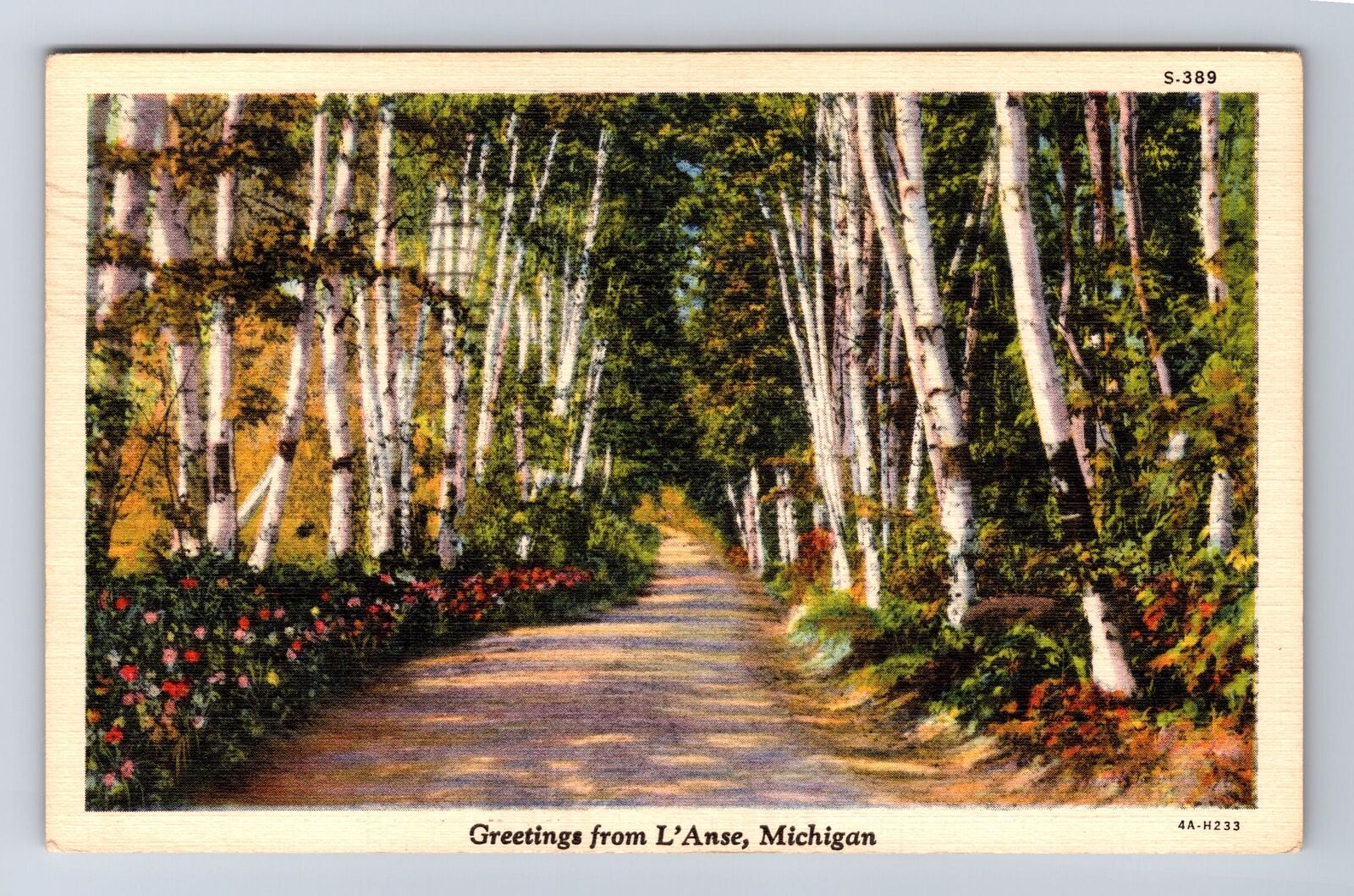 L'Anse MI-Michigan, Scenic Greetings, Antique Souvenir Vintage Postcard