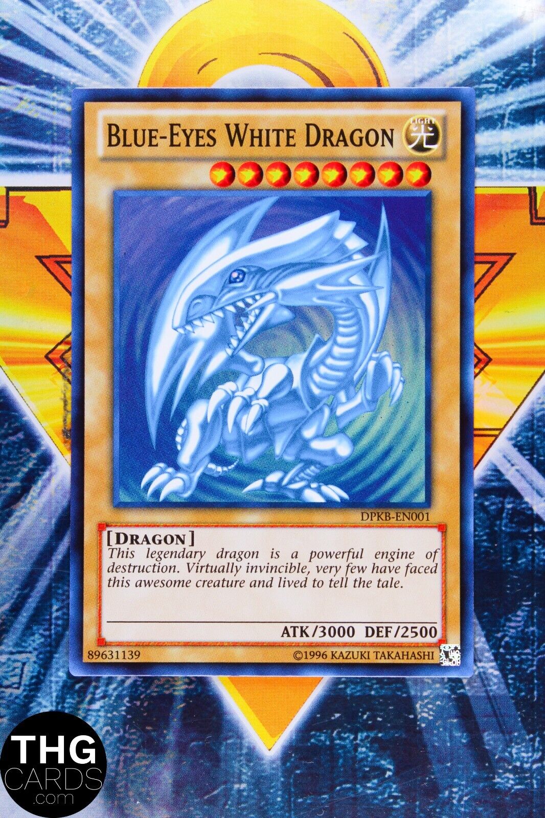Blue-Eyes White Dragon DPKB-EN001 Super Rare Yugioh Card