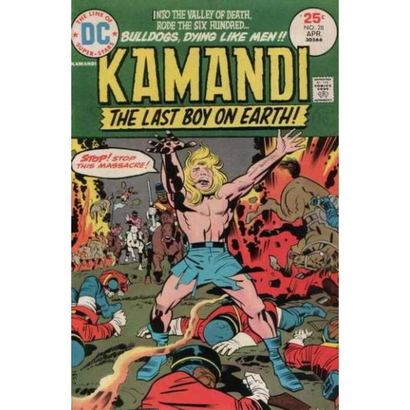 Kamandi: The Last Boy on Earth #28 DC comics Fine minus [f: