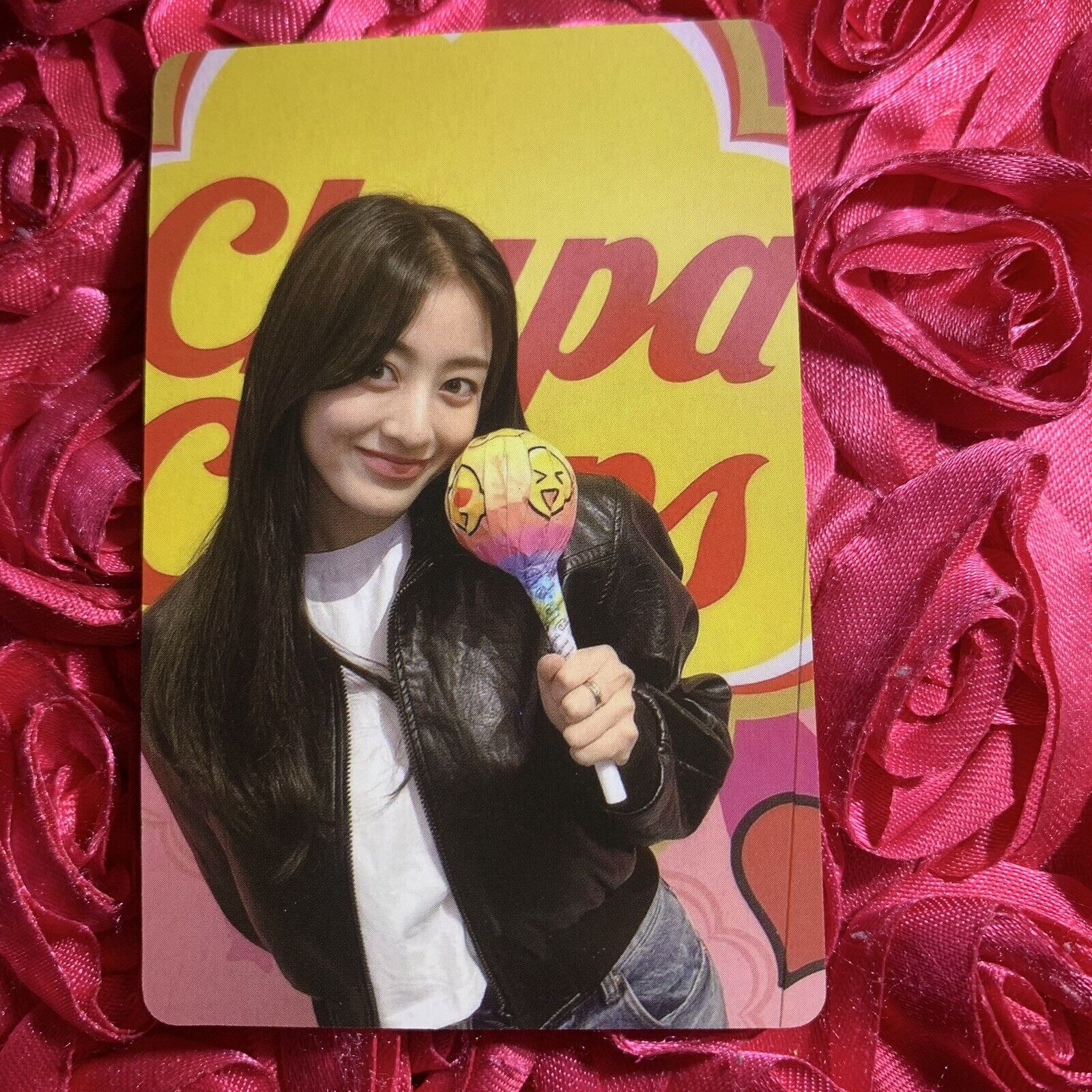 Jihyo TWICE Circuit 24 Celeb K-pop Girl Photo Card Chupa Lollipop
