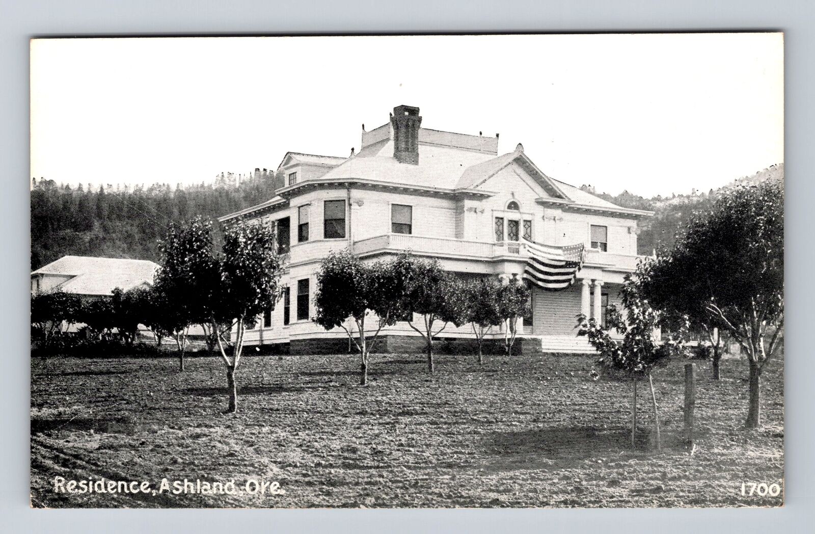 Ashland OR-Oregon, Residence, Antique, Vintage Postcard