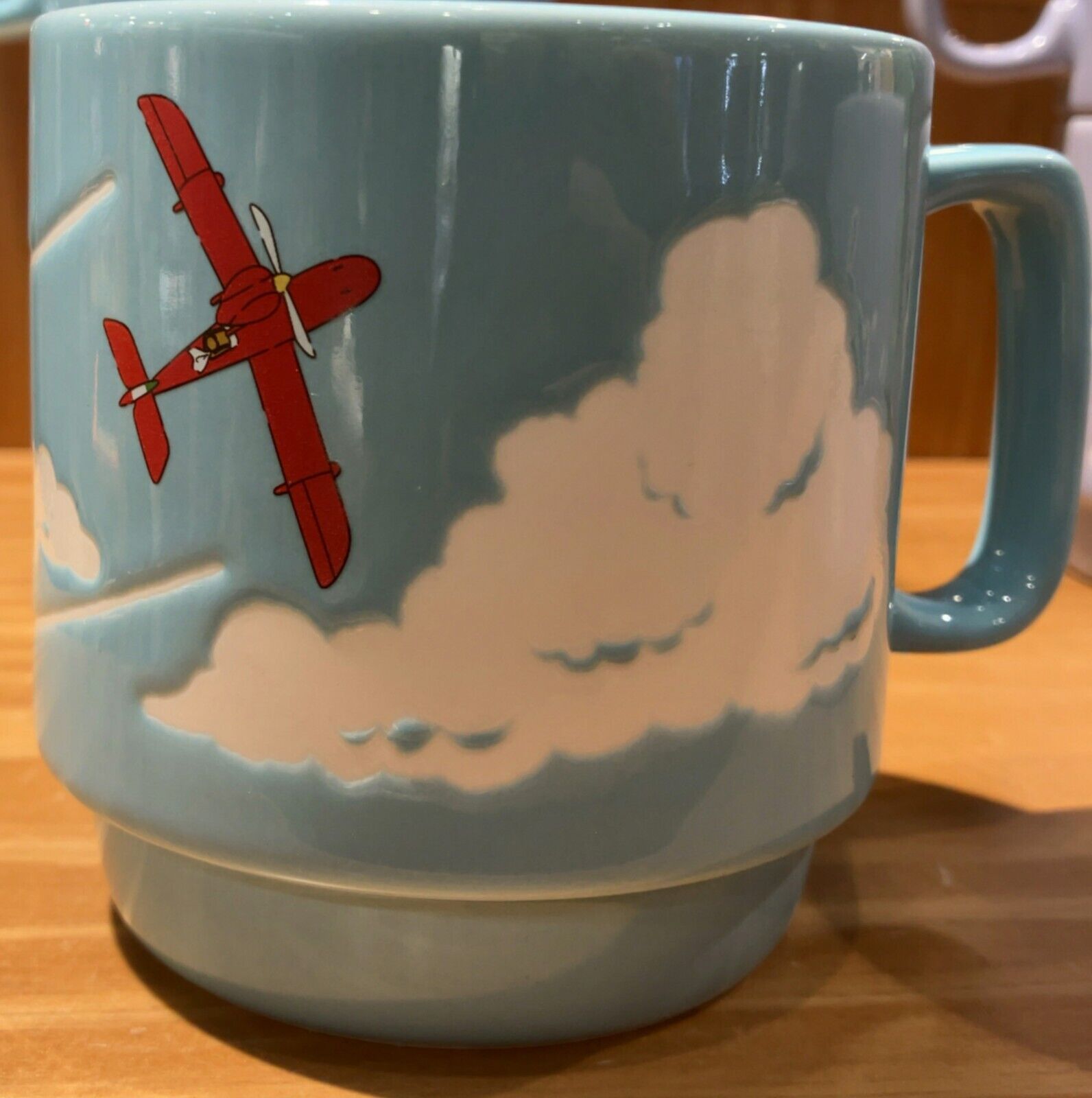 Porco Rosso Poko Poko Ceramic Mug Cup Contrail Studio Ghibli New Japan