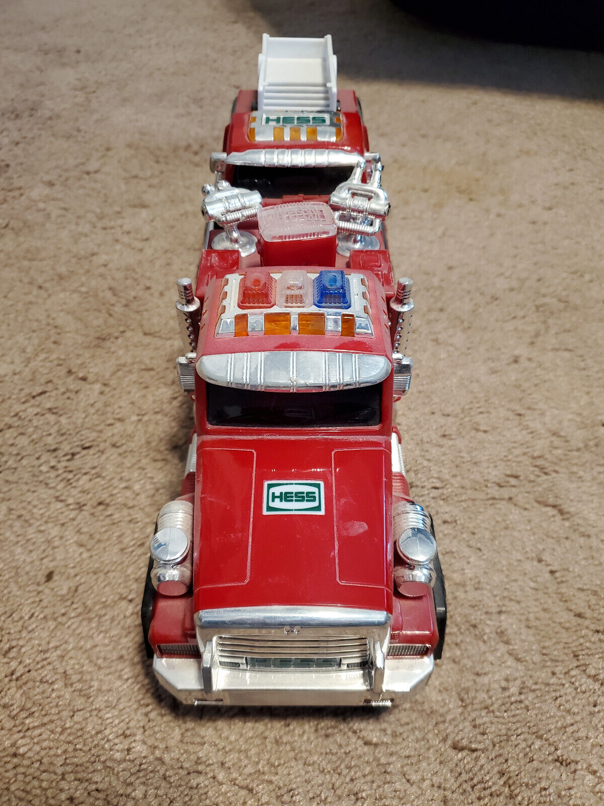 Hess Christmas Toy Truck 2015, Firetruck with Ladder Car, Loose, See Description