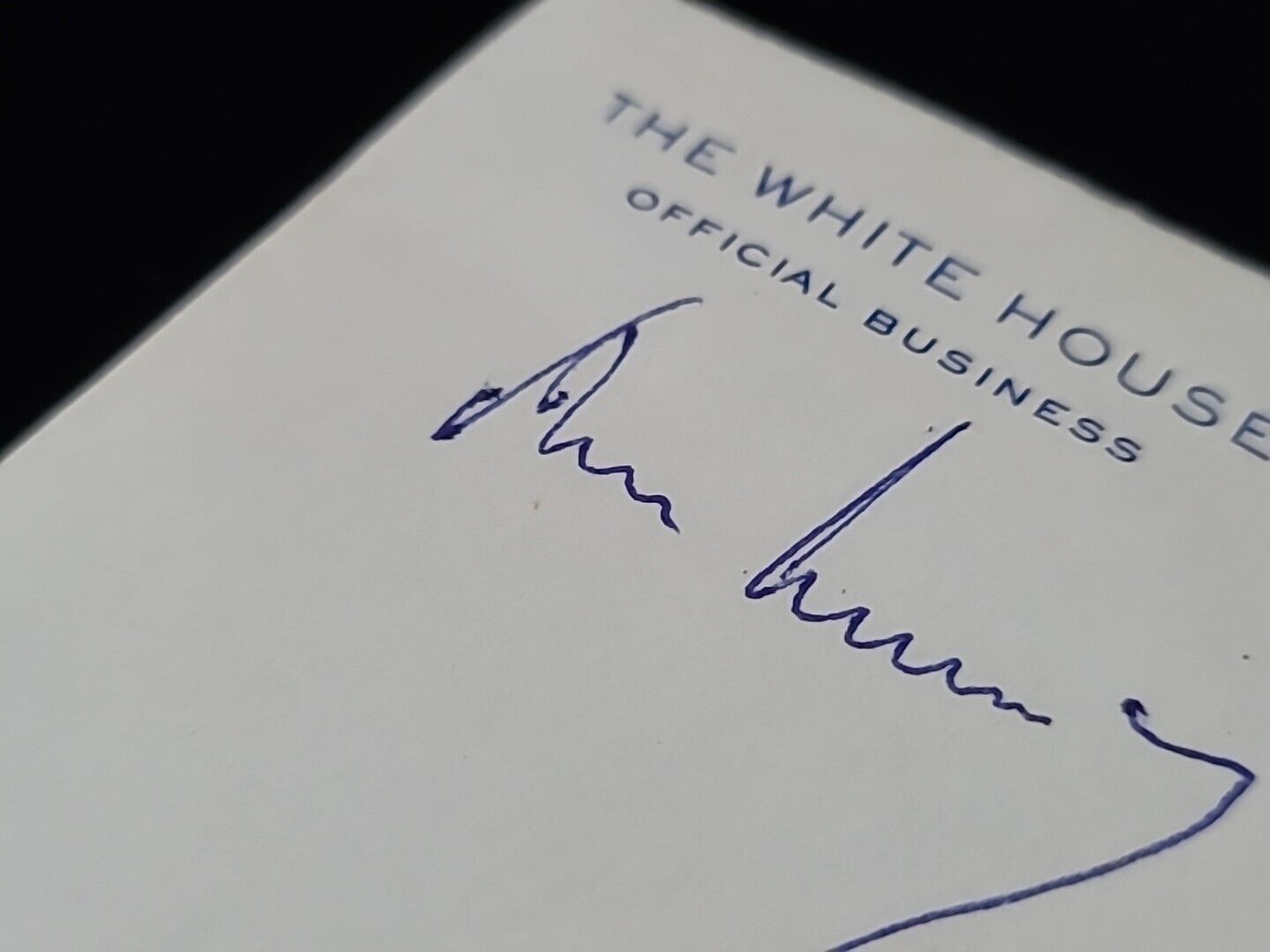President John F Kennedy Signed JFK Presidential Official White House Envelope 