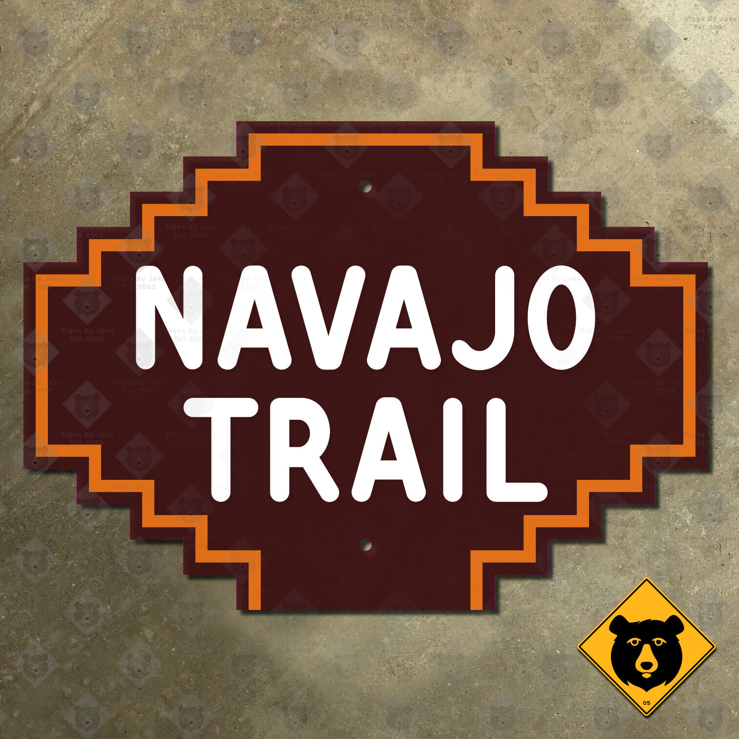 Colorado New Mexico Arizona Navajo Trail highway marker US Route 160 21x15