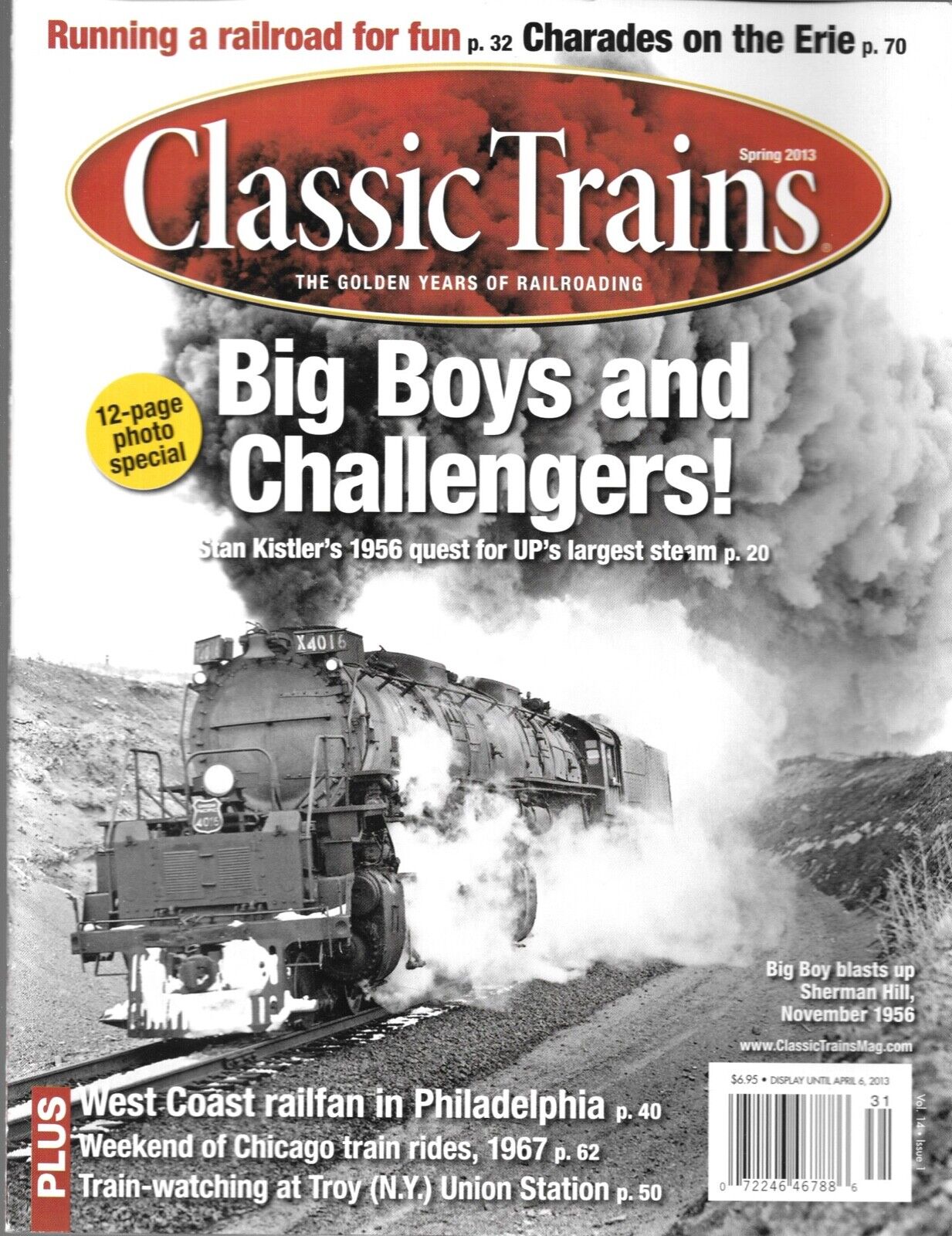 Classic Trains Spring 2013 Big Boys Challengers Philadelphia Troy New York Erie