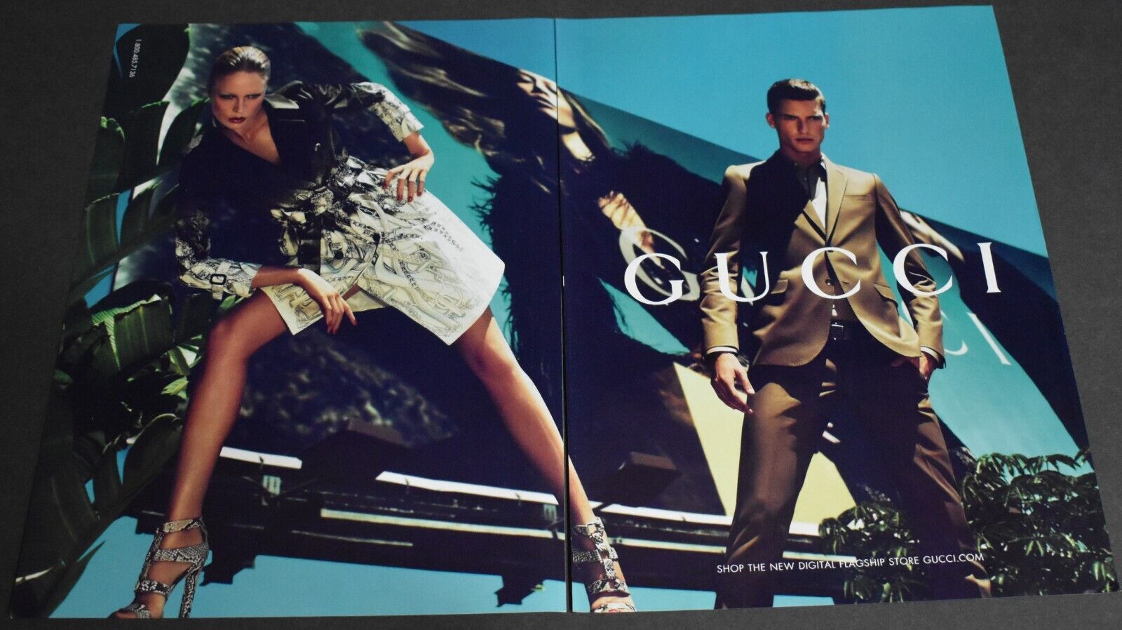 2010 Print Ad Clothing Fashion Style Heels Art Gucci  Sexy Long Legs Billboard