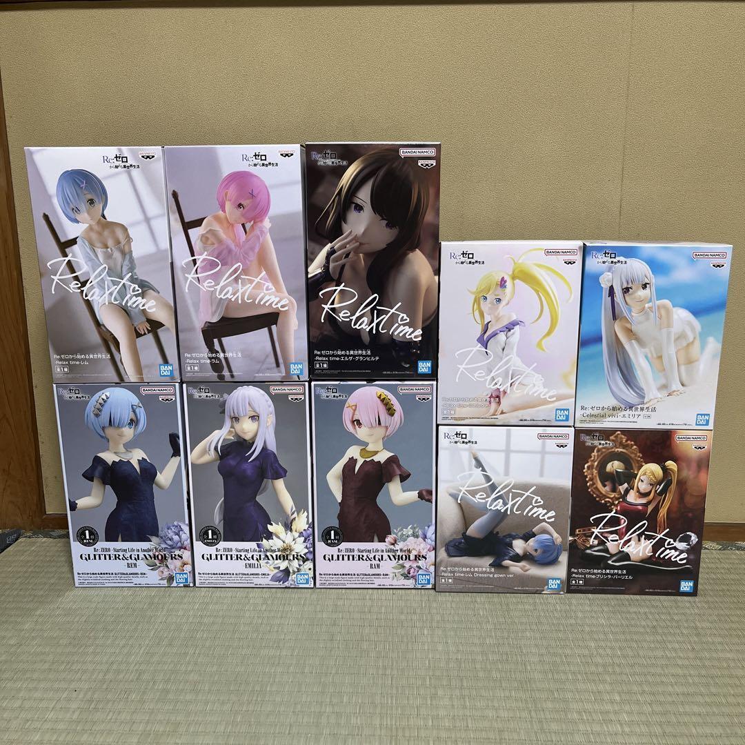 Re:ZERO Starting Life in Another World Figure lot of 10 Set sale ram rem etc.