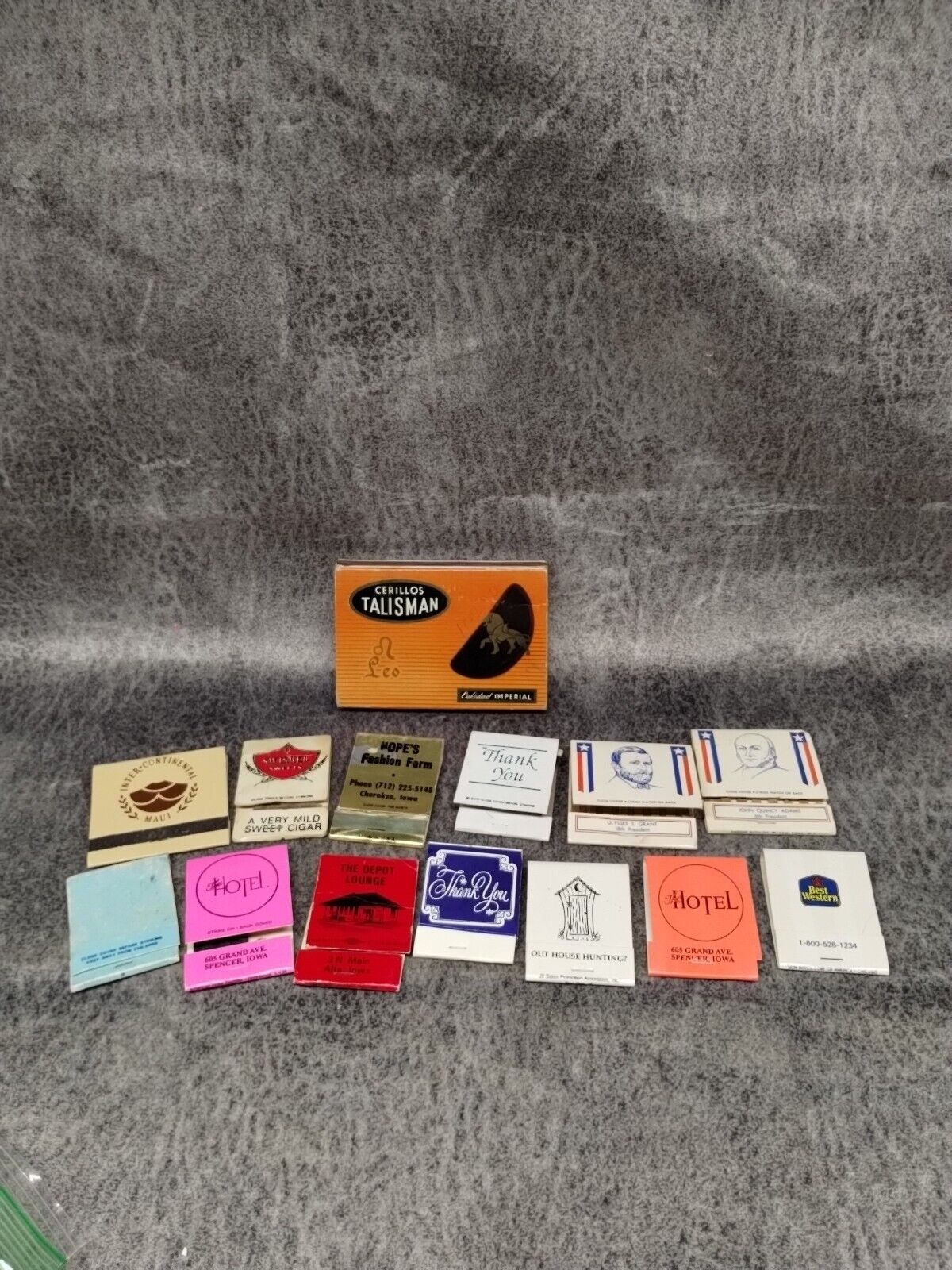vintage matchbooks match boxes lot of 14