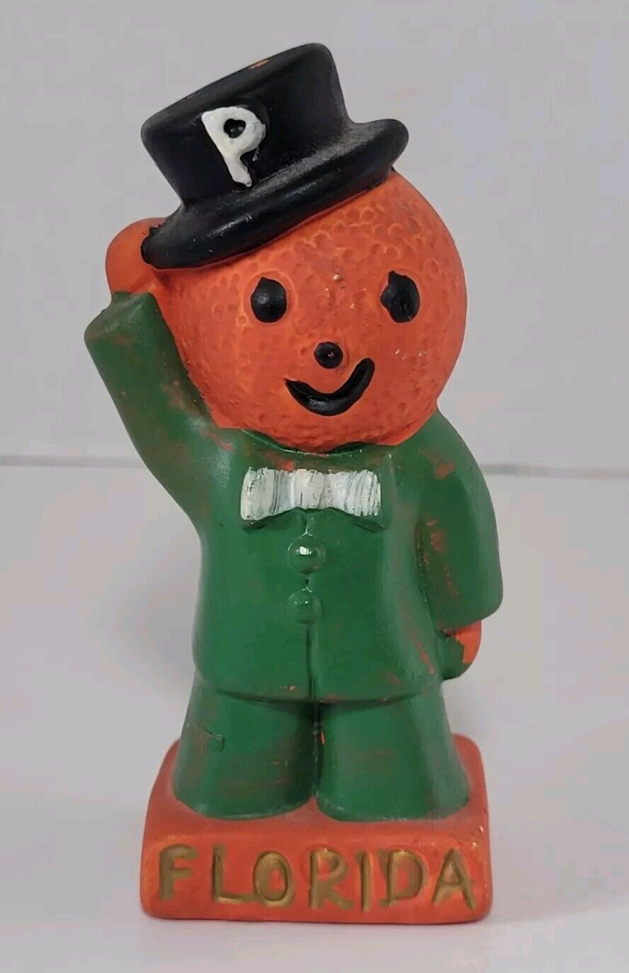 Vintage Anthropomorphic Florida Orange Man Pepper Shaker Collectible